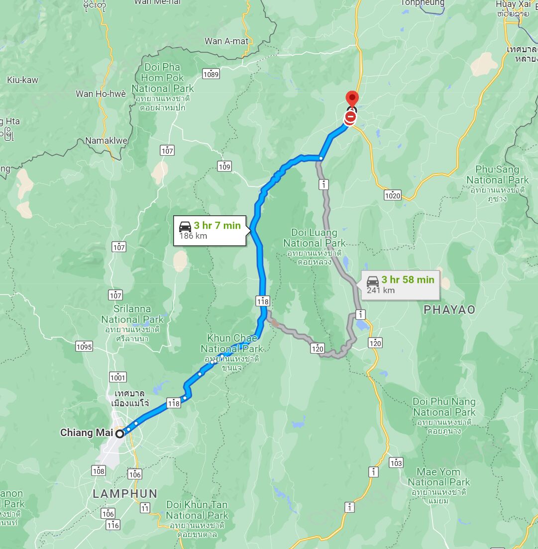 How to Travel From Chiang Mai to Chiang Rai :: Chiang Mai Master